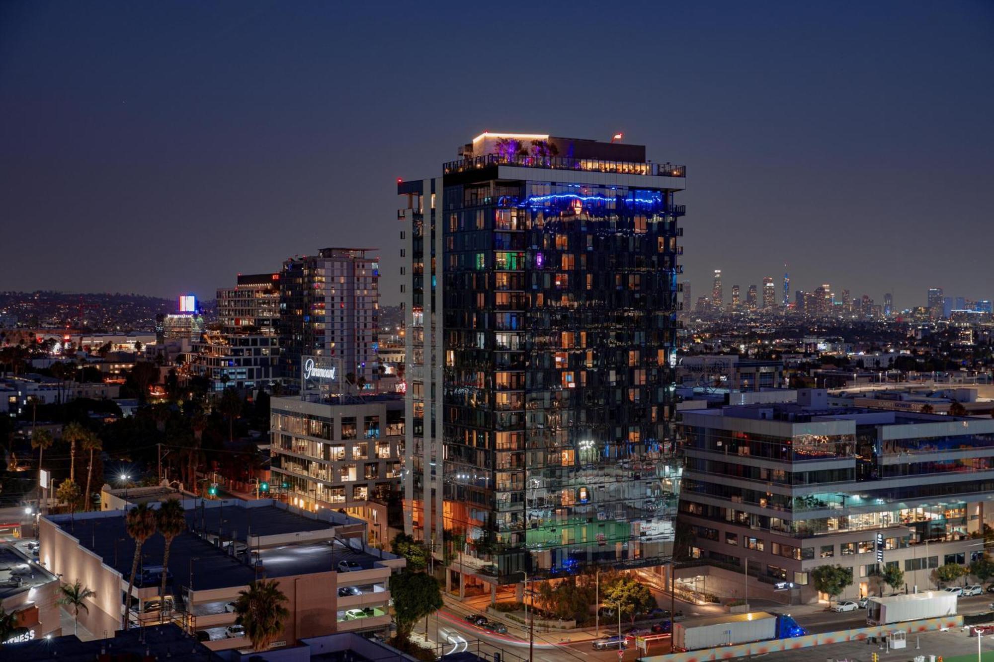 W Hollywood Hotell Los Angeles Exteriör bild