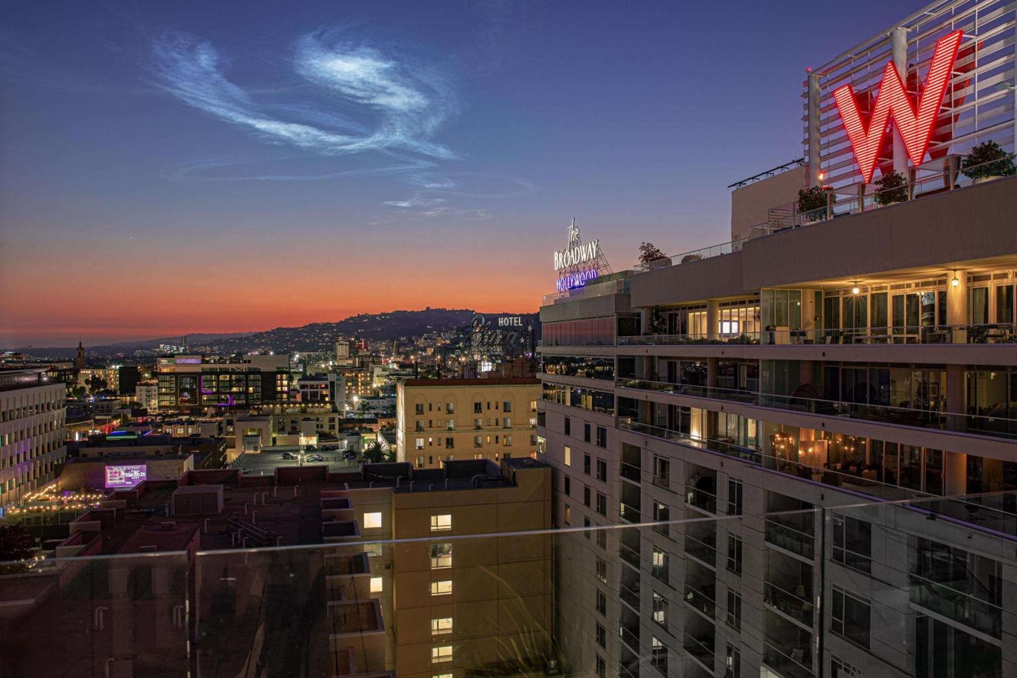 W Hollywood Hotell Los Angeles Exteriör bild